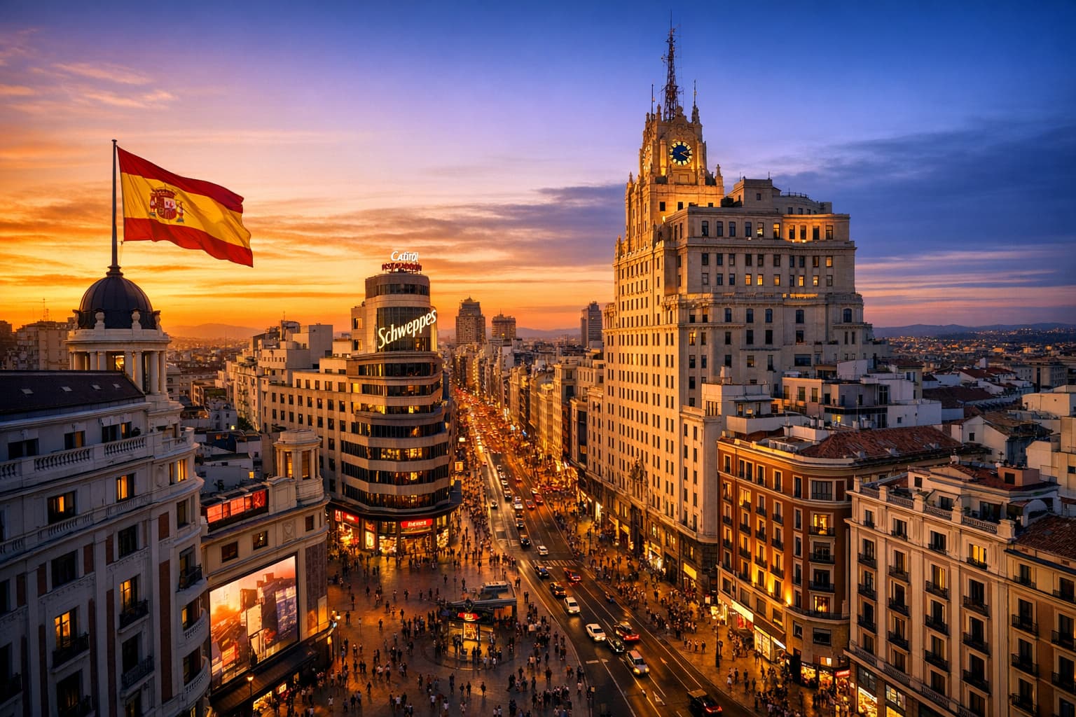 Reunión profesional de asesoramiento en oficina moderna de Madrid