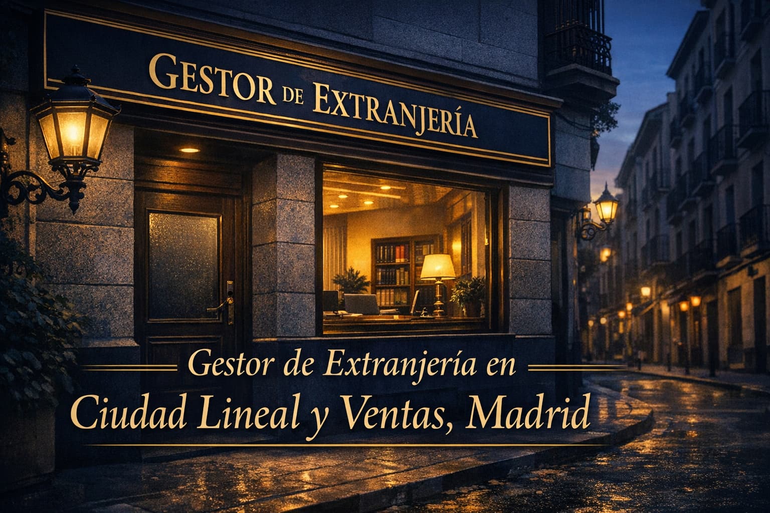 Gestor de Extranjería Ciudad Lineal y Ventas Madrid — Oficina profesional de barrio