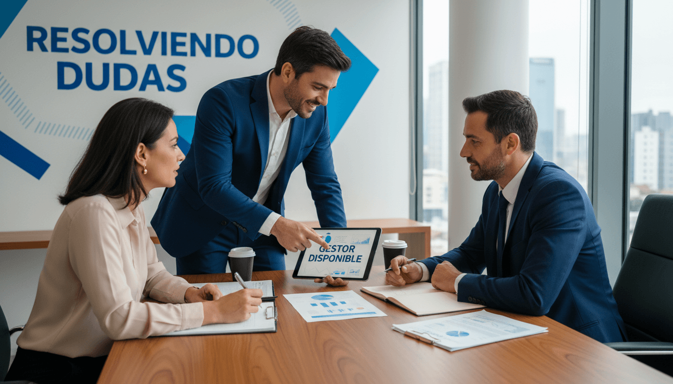 Gestor disponible resolviendo dudas