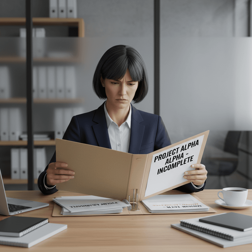 Documentación incompleta