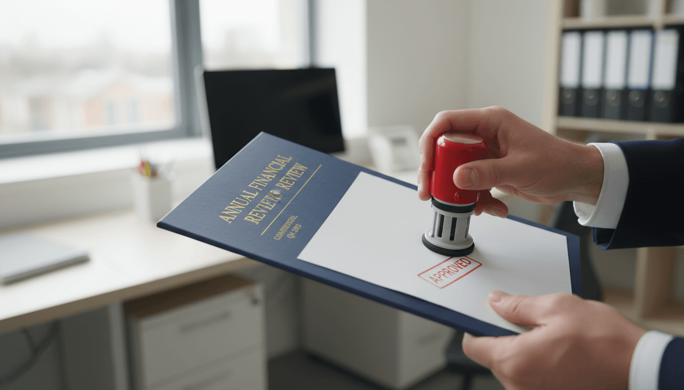 Manos sosteniendo un informe formal de vulnerabilidad