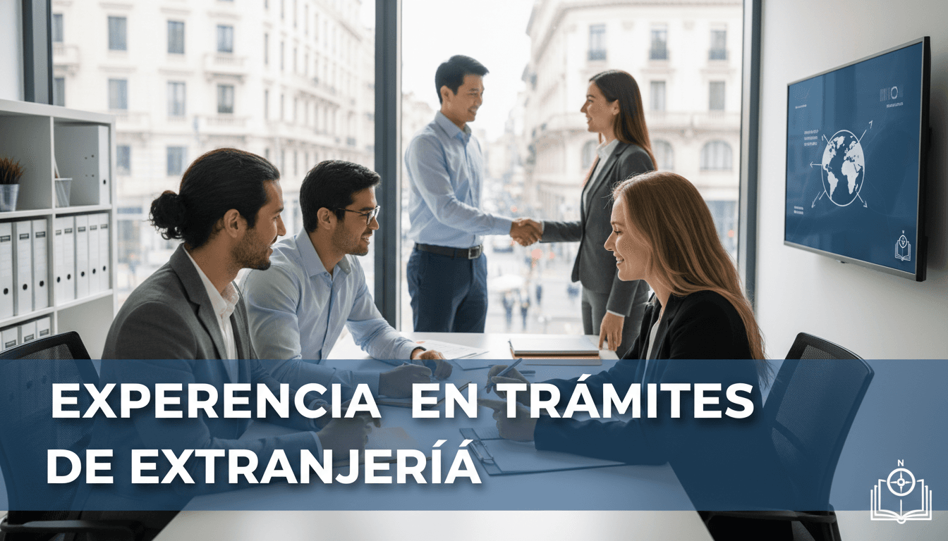 Experiencia en trámites de extranjería
