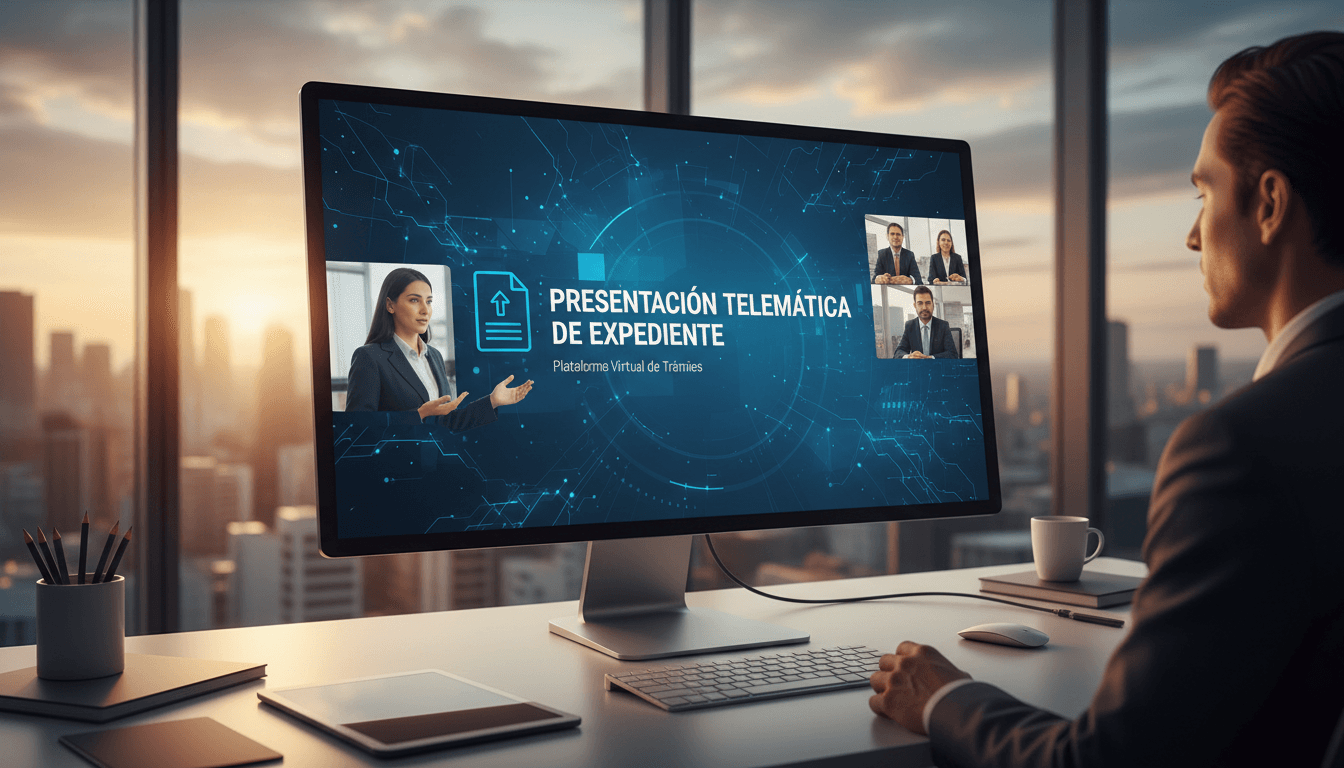 Presentación telemática de expediente